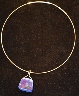 Twilight Hand Made Porcelain Box and Sterling Collar Necklace