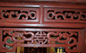 Ming Dynasty Chinese Wedding Bed with Covered Porch