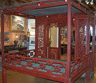 Ming Dynasty Chinese Wedding Bed with Covered Porch