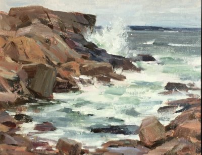 Surge at Bass Rocks